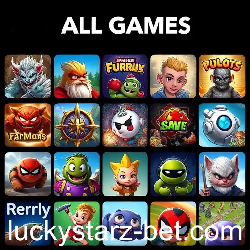 Exploring the 'All Games' Category on the Luckystarz Site